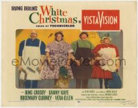 1k967 WHITE CHRISTMAS LC 1954 wacky image of top four stars behind overweight cut-out figures!
