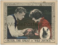 1k977 WILD JUSTICE LC 1925 c/u of Peter the Great German Shepherd dog between Greenwood & Teague!