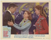 1k987 WORDS & MUSIC LC #5 1949 Judy Garland welcomes Tom Drake and Janet Leigh to Hollywood!