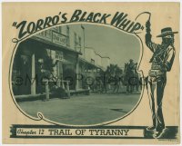 1k999 ZORRO'S BLACK WHIP chapter 12 LC 1944 Trail of Tyranny, shoot out held by polling place!