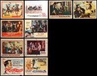 1m263 LOT OF 10 LOBBY CARDS FROM JOHN WAYNE MOVIES 1940s-1970s great scenes from his movies!