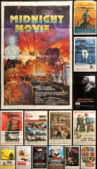 1m209 LOT OF 16 FOLDED ONE-SHEETS 1960s-1990s great images from a variety of different movies!