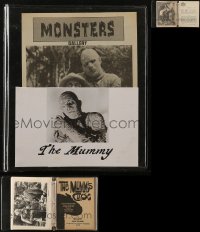 1m123 LOT OF 1 MUMMY MOVIES SCRAPBOOK 1980s filled with cool images from the horror movies!
