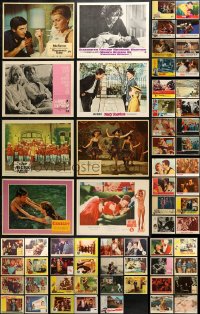 1m228 LOT OF 103 1960S LOBBY CARDS 1960s incomplete sets from a variety of different movies!