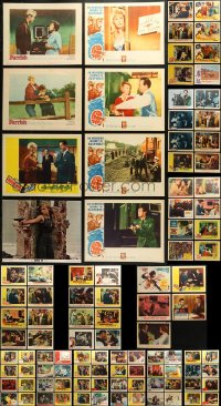 1m221 LOT OF 117 1960S LOBBY CARDS 1960s incomplete sets from a variety of different movies!
