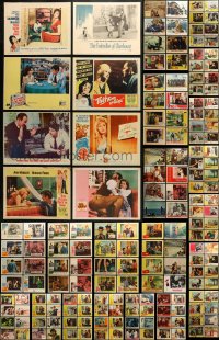 1m215 LOT OF 192 1960S LOBBY CARDS 1960s incomplete sets from a variety of different movies!