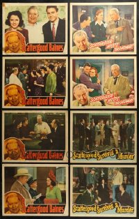 1m266 LOT OF 8 SCATTERGOOD BAINES LOBBY CARDS 1940s starring Guy Kibbee in the title role!