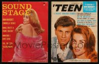 1m083 LOT OF 2 ANN-MARGRET MAGAZINES 1962-1965 on the cover of Sound Stage & 'Teen!