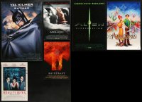 1m037 LOT OF 10 UNFOLDED MINI POSTERS 1990s-2000s a variety of cool movie images!