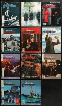 1m096 LOT OF 11 AMERICAN CINEMATOGRAPHER 1987 MAGAZINES 1987 great movie images & articles!