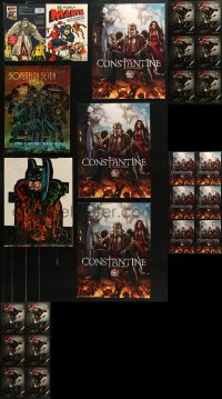 1m133 LOT OF 24 COMIC BOOK MISCELLANEOUS ITEMS 1990s-2010s Marvel, DC, Batman, Constantine & more!