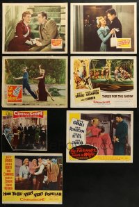 1m268 LOT OF 7 BETTY GRABLE LOBBY CARDS 1940s-1950s great scenes from a variety of her movies!