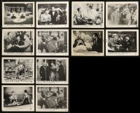 1m377 LOT OF 12 ENGLISH FRONT OF HOUSE LOBBY CARDS 1940s-1950s scenes from a variety of movies!