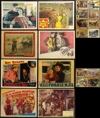 1m243 LOT OF 36 WESTERN REPRO LOBBY CARD 11X14 PHOTOS 2000s Tom Mix, Roy Rogers, William S. Hart!
