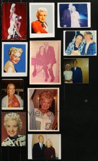 1m282 LOT OF 11 BETTY GRABLE COLOR FAN CLUB PHOTOS 1970s mostly candid portraits of her!