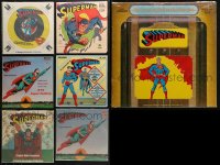 1m070 LOT OF 7 33 1/3 RPM SUPERMAN RADIO SHOW RECORDS 1970s-1980s from the original broadcasts!
