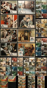 1m146 LOT OF 99 MEXICAN LOBBY CARDS 1950s-1970s many scenes from a variety of different movies!