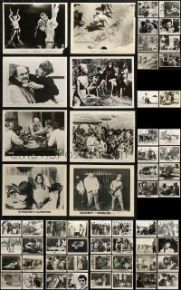 1m358 LOT OF 58 8X10 STILLS 1960s-1970s great scenes from a variety of different movies!
