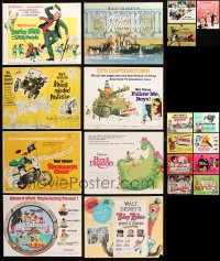 1m249 LOT OF 19 WALT DISNEY TITLE CARDS 1950s-1970s great images from a variety of movies!