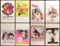 1m054 LOT OF 14 WINDOW CARDS 1960s great images from a variety of different movies!