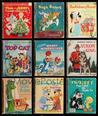 1m298 LOT OF 9 HARDCOVER LITTLE GOLDEN BOOKS 1940s-1970s Tom & Jerry, Woody Woodpecker, Bugs Bunny