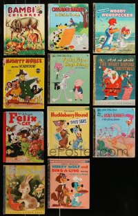 1m295 LOT OF 11 HARDCOVER WONDER AND LITTLE GOLDEN BOOKS 1940s-1970s Bambi, Mighty Mouse & more!