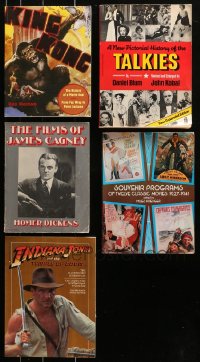 1m105 LOT OF 5 SOFTCOVER MOVIE BOOKS 1970s-2000s King Kong, Talkies, James Cagney & more!