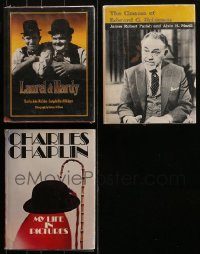 1m116 LOT OF 3 HARDCOVER MOVIE BOOKS 1970s Laurel & Hardy, Charlie Chaplin, Edward G. Robinson