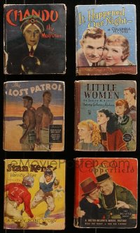 1m308 LOT OF 6 BIG LITTLE BOOKS 1930s Chandu, Lost Patrol, It Happened One Night, Little Women!