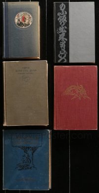 1m315 LOT OF 5 HARDCOVER BOOKS OF NOVELS THAT BECAME MOVIES 1930s-1950s Gone with the Wind & more!