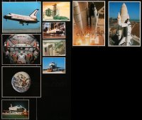 1m283 LOT OF 10 NASA PHOTO CARDS 1980-1982 wonderful images of space shuttles & more!