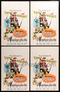 1m056 LOT OF 7 SON OF FLUBBER WINDOW CARDS 1963 Fred MacMurray is the absent-minded professor!