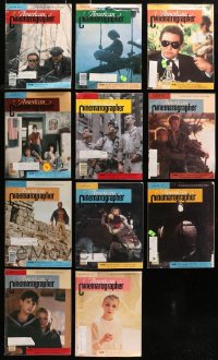 1m098 LOT OF 11 AMERICAN CINEMATOGRAPHER 1984 MAGAZINES 1984 great movie images & articles!