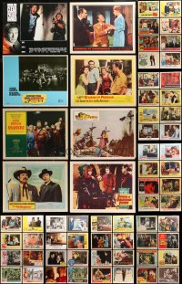 1m229 LOT OF 99 LOBBY CARDS 1950s-1990s great scenes from a variety of different movies!