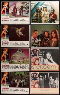 1m264 LOT OF 9 LOBBY CARDS FROM JANE FONDA MOVIES 1960s-1970s Barbarella, China Syndrome & more!