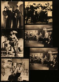 1m284 LOT OF 6 COMMERCIAL 8X10 PHOTOS 1972 Cagney, Bogart, Hercules, Keaton, Robinson & more!