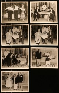 1m382 LOT OF 7 BAGGY PANTS VAUDEVILLE COMEDIAN 8X10 STILLS 1950s reenacting vaudeville skits!