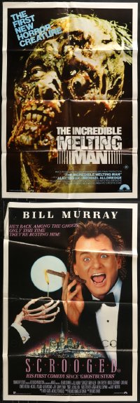 1m172 LOT OF 4 FOLDED MOSTLY AUSTRALIAN ONE-SHEETS 1970s-1980s a variety of movie images!