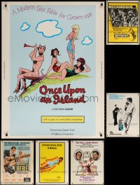 1m010 LOT OF 6 1960S 30X40S 1960s great images from a variety of different movies!