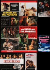 1m154 LOT OF 5 FOLDED GERMAN A0 POSTERS 1970s-1990s images from a variety of different movies!