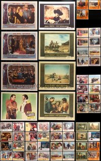1m233 LOT OF 67 11x14 REPRO PHOTOS OF LOBBY CARDS FROM JOHN WAYNE MOVIES 1980s-2000s cool scenes!