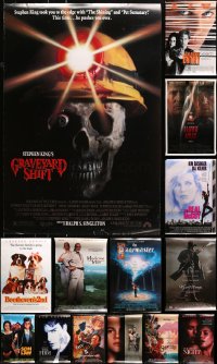 1m450 LOT OF 19 UNFOLDED DOUBLE-SIDED MOSTLY 27X40 ONE-SHEETS 1990s cool movie images!