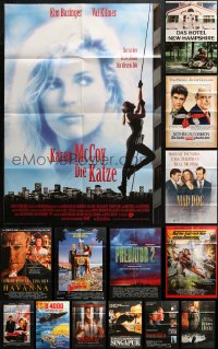 1m161 LOT OF 20 FOLDED GERMAN A1 POSTERS 1970s-1990s great images from a variety of movies!
