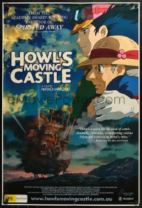 1p056 HOWL'S MOVING CASTLE Aust 1sh 2005 Hayao Miyazaki Japanese anime, Studio Ghibli, different!