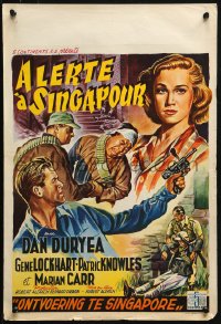 1p360 WORLD FOR RANSOM Belgian 1954 Robert Aldrich, Dan Duryea holds the fate of the world!