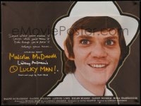 1p161 O LUCKY MAN British quad 1973 images/art of Malcolm McDowell, directed by Lindsay Anderson!