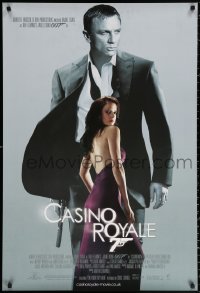 1p148 CASINO ROYALE DS English 1sh 2006 Daniel Craig as James Bond & sexy Eva Green as Vesper Lynd!