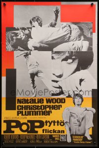 1p387 INSIDE DAISY CLOVER Finnish 1966 great images of bad girl Natalie Wood, Christopher Plummer!