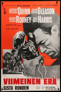 1p402 REQUIEM FOR A HEAVYWEIGHT Finnish 1962 Anthony Quinn, Jackie Gleason, Mickey Rooney, boxing!