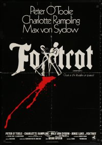 1p727 FOXTROT Italian 1sh 1977 Peter O'Toole, Rampling, completely different bloody dancing art!